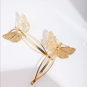 Lovisa Gold Filigree Butterfly Clip Pack